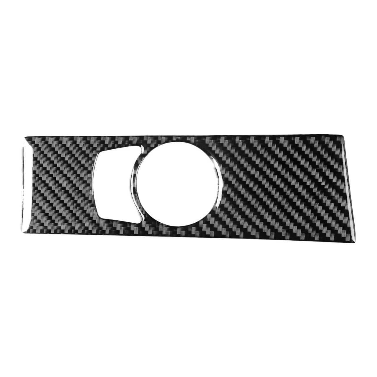 Kohlefaser Auto Aufkleber Scheinwerfer Schalter Panel Abdeckung Trim Aufkleber Real Carbon Fiber Für 5 Series E60 2004 2005 2006 2007 Auto Innen zubehör Aufkleber Dekorative(Black B) von Eofooq