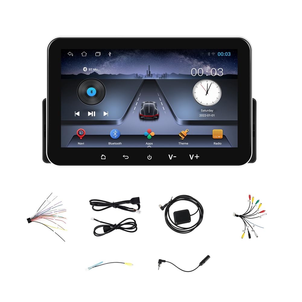 Eorleya 7 für Android 2G + 32G Autoradio 1 Din Multimedia Player Kabelloses Carplay Android Auto WiFi Bluetooth FM Auto Stereo von Eorleya