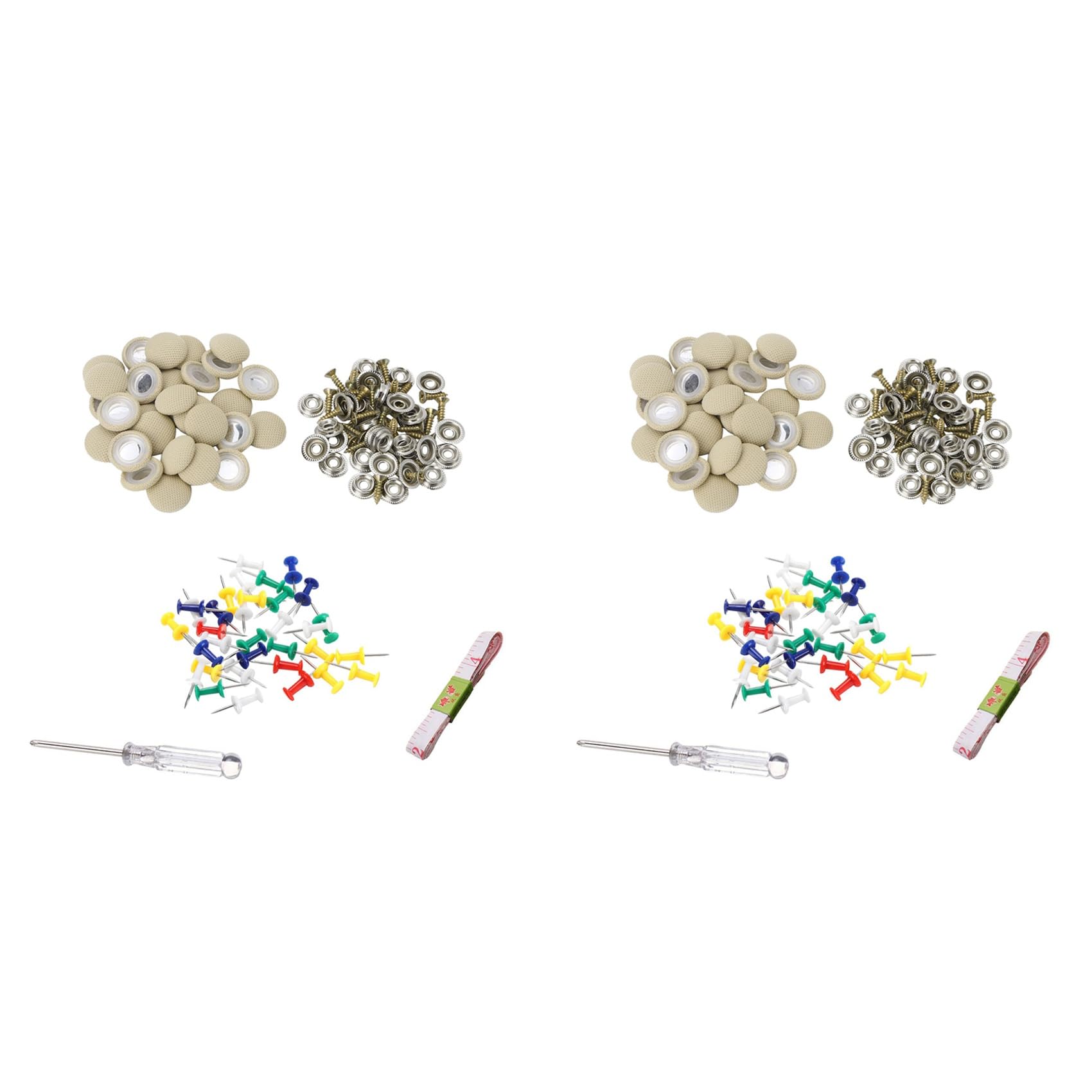 Eoslcusmvl 120 StüCk DIY Dach Reparatur Satz Fix DurchhäNgende Dachhimmel Stift Schnalle Schraube Kein für/Auto Schraube Decken Reparatur Beige von Eoslcusmvl