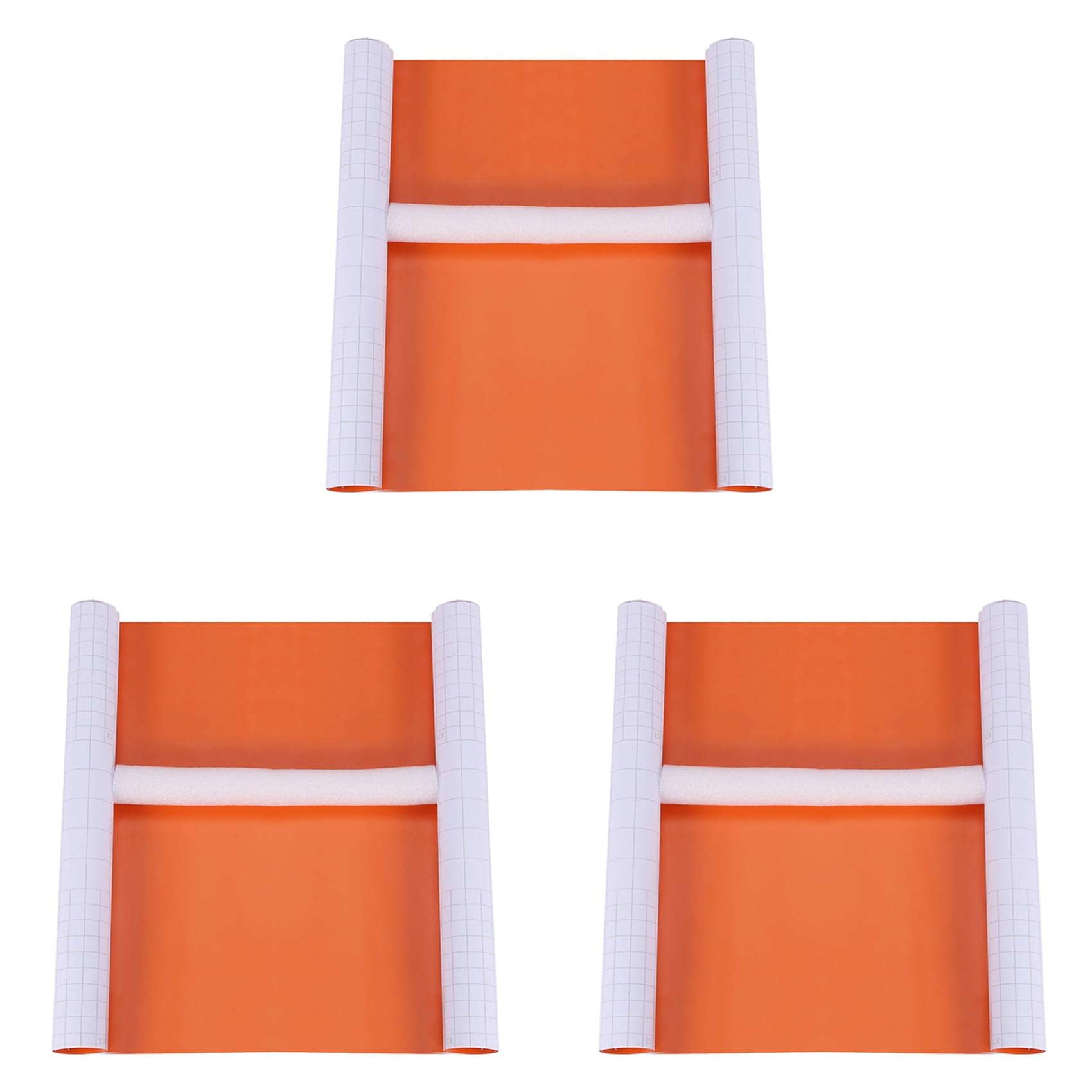 Eoslcusmvl 3X Fahrzeug Verpackung Vinyl Film Aufkleber Luft/Blasen Frei Selbstklebend Orange von Eoslcusmvl