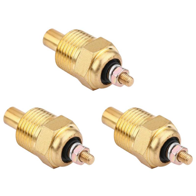 Eoslcusmvl 3X Goldener Wasser Temperatur Sensor Ersetzen Sie für Mercury 806490T 18-5897 9-42400 von Eoslcusmvl