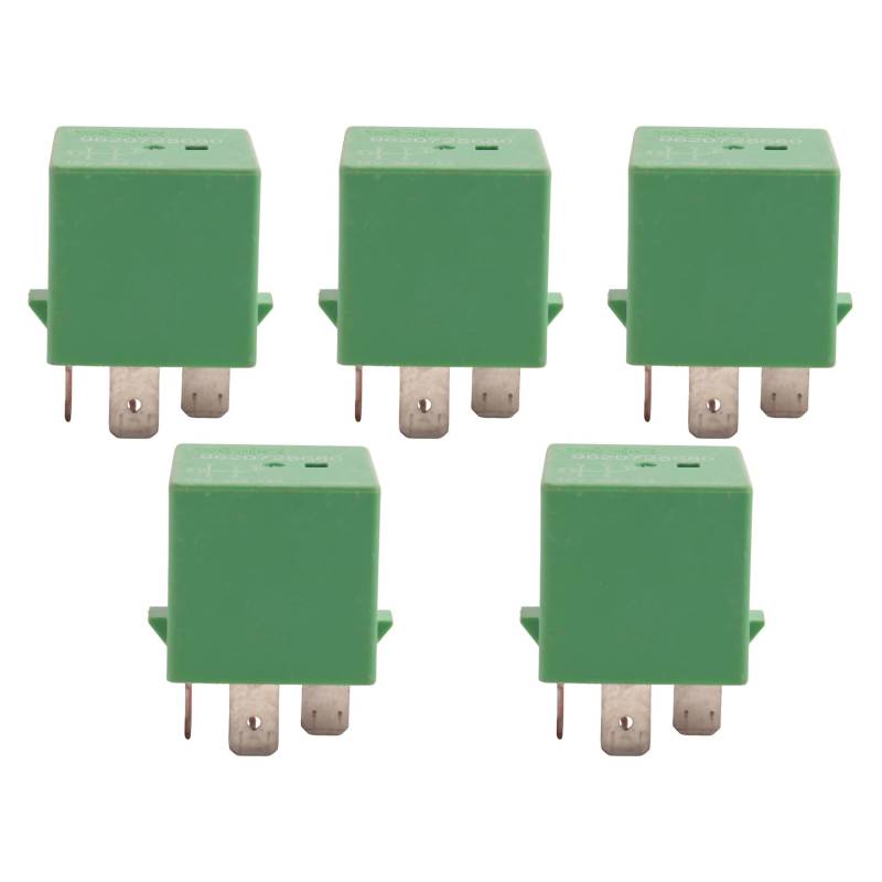 Eoslcusmvl 5X 12V 35A 5 Stifte Kühlung Kühler Lüfter Relais Grün 6547TX für 206 207 306 307 406 407 807 von Eoslcusmvl