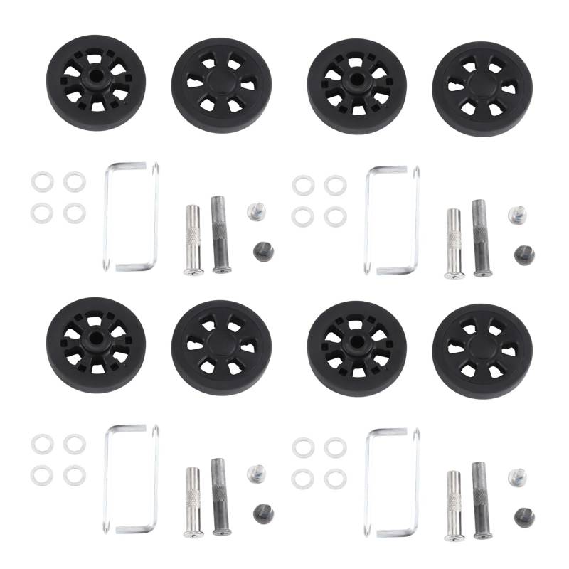 Eoslcusmvl 60 X 13 mm Set mit 8 ErsatzräDern für GepäCkräDer, GepäCkkoffer PU-Lenkrollen, Lager-Reparatursatz A von Eoslcusmvl