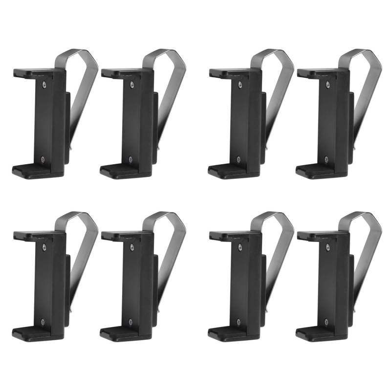 Eoslcusmvl 8 StüCk Auto SchlüSsel Garagen SchlüSsel Remoter Halterung Auto Sonnen Blende Clip Halter Auto Befestigungs Clip Halterung Schwarz von Eoslcusmvl