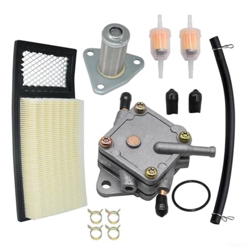 EpheyFIF Umfassendes Kraftstoffsystem-Upgrade-Kraftstoffpumpe und Luftfilter-Set für EZGO Golfwagen, 25683-G1 Kraftstoffpumpe 72144-G01 Luftfilter-Set für EZGO Golfwagen von EpheyFIF