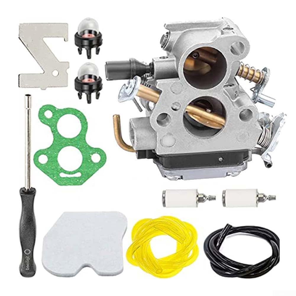 Vergaser-Kit für HS 235 235E 236 240 240E 120 für CS2234, Hochleistungs-Vergaser-Kit für Kettensägen der HS- und CS-Serie verbessert Kraftstoffeffizienz und Schnittleistung von EpheyFIF