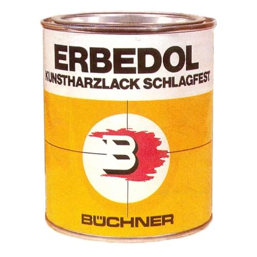 Erbedol RAL 6021 Blassgrün Lack Kunstharzlack Farbe 750ml 0225 5051 von Erbedol