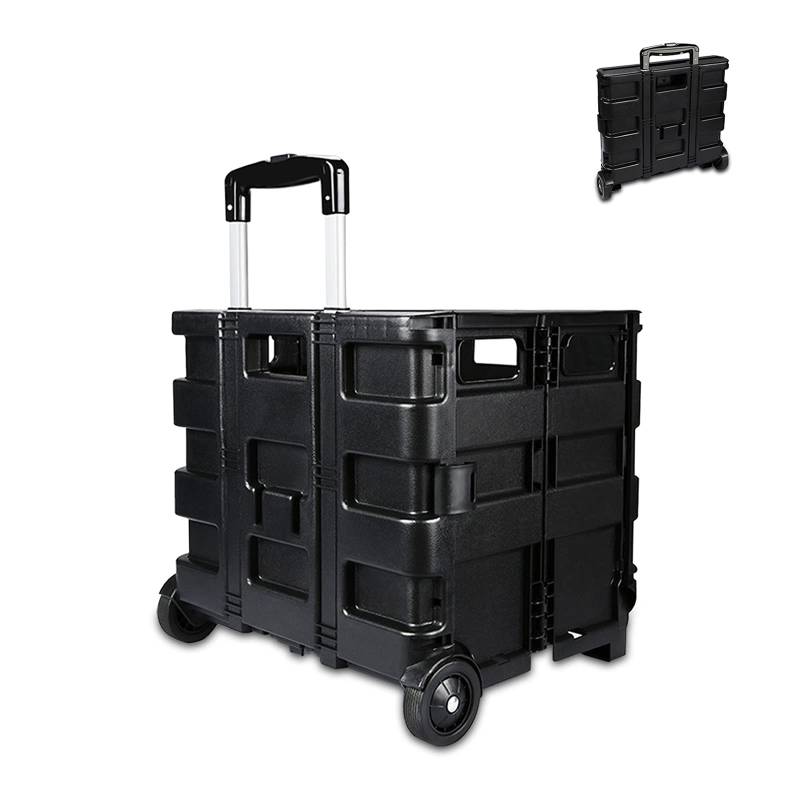 Ergocar Kofferraum Organizer Aufbewahrungstasche Organizer Trolley Faltbar Kofferraum-Tasche für Auto/lkw/SUV (Schwarz) von Ergocar