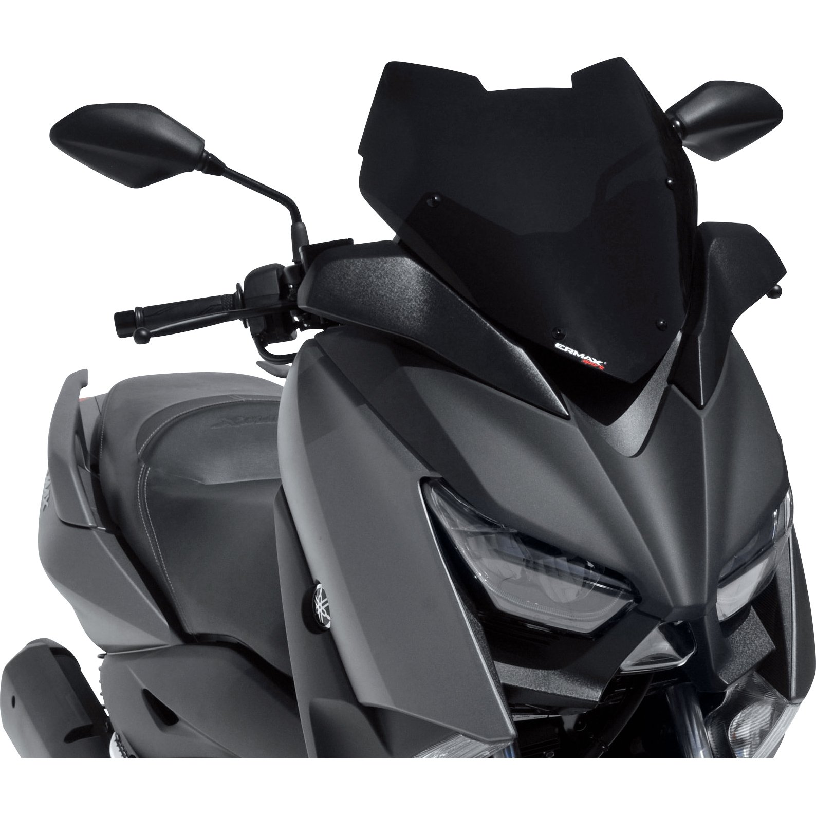 Ermax Scheibe Sport schwarz für Yamaha YP 125 X-Max 2017-2022 von Ermax