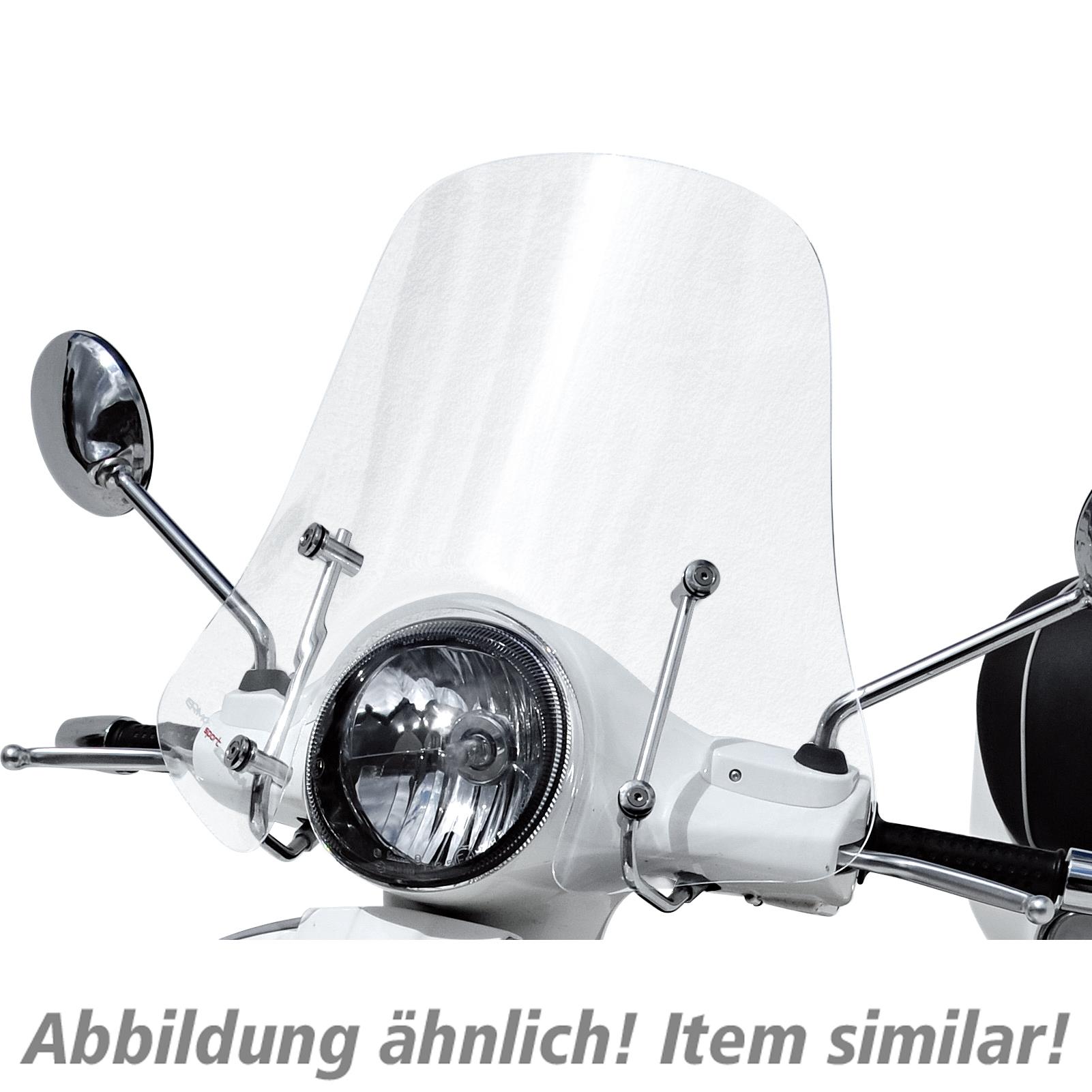 Ermax Windschutzscheibe Scooter Sport für GTS 125/300 2023- dunkel von Ermax