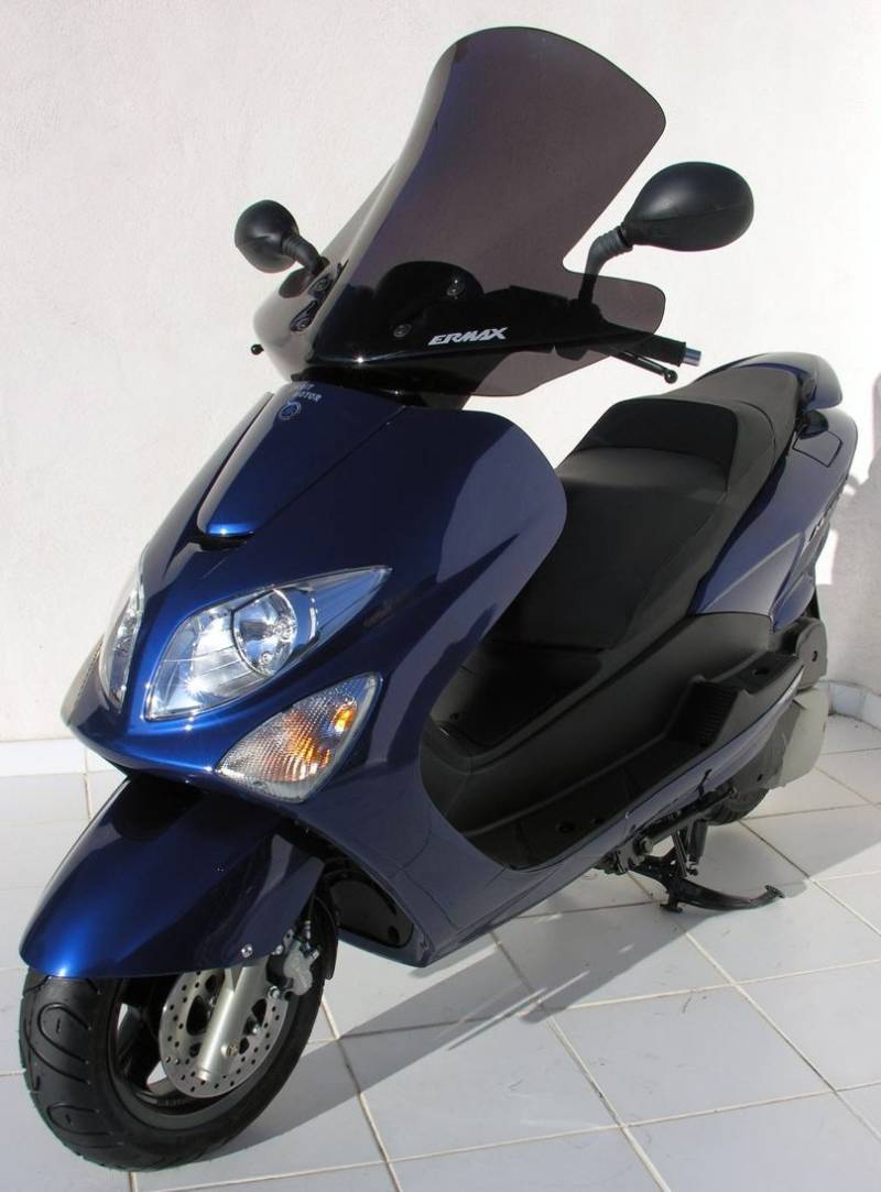 Windschild Hoch Scooter Majesty 125 2001/2012 ERMAX schwarz Klar von Ermax