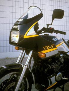 Windschutzscheibe Xj 900 Farbe Schwarz Hell Hergestellt von Ermax von Ermax