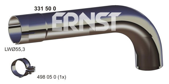 Abgasrohr rechts unten Ernst 331500 von Ernst