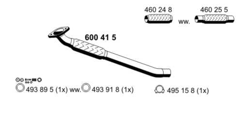 Abgasrohr vorne Ernst 600415 von Ernst