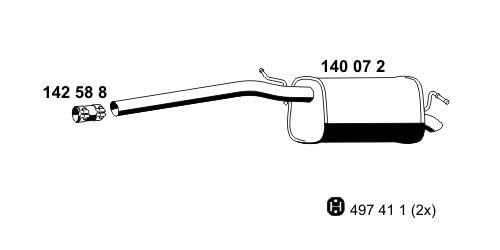 ERNST ERNST Endschalldàƒ ¤mpfer 140072 von Ernst