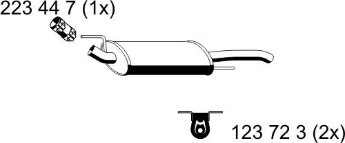 Endschalldämpfer Ernst 142045 von Ernst