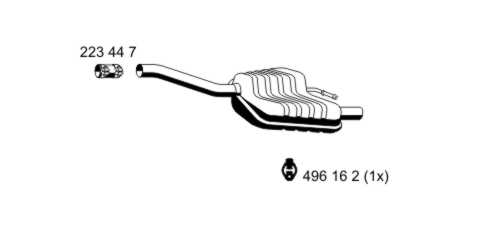 Endschalldämpfer Ernst 341134 von Ernst