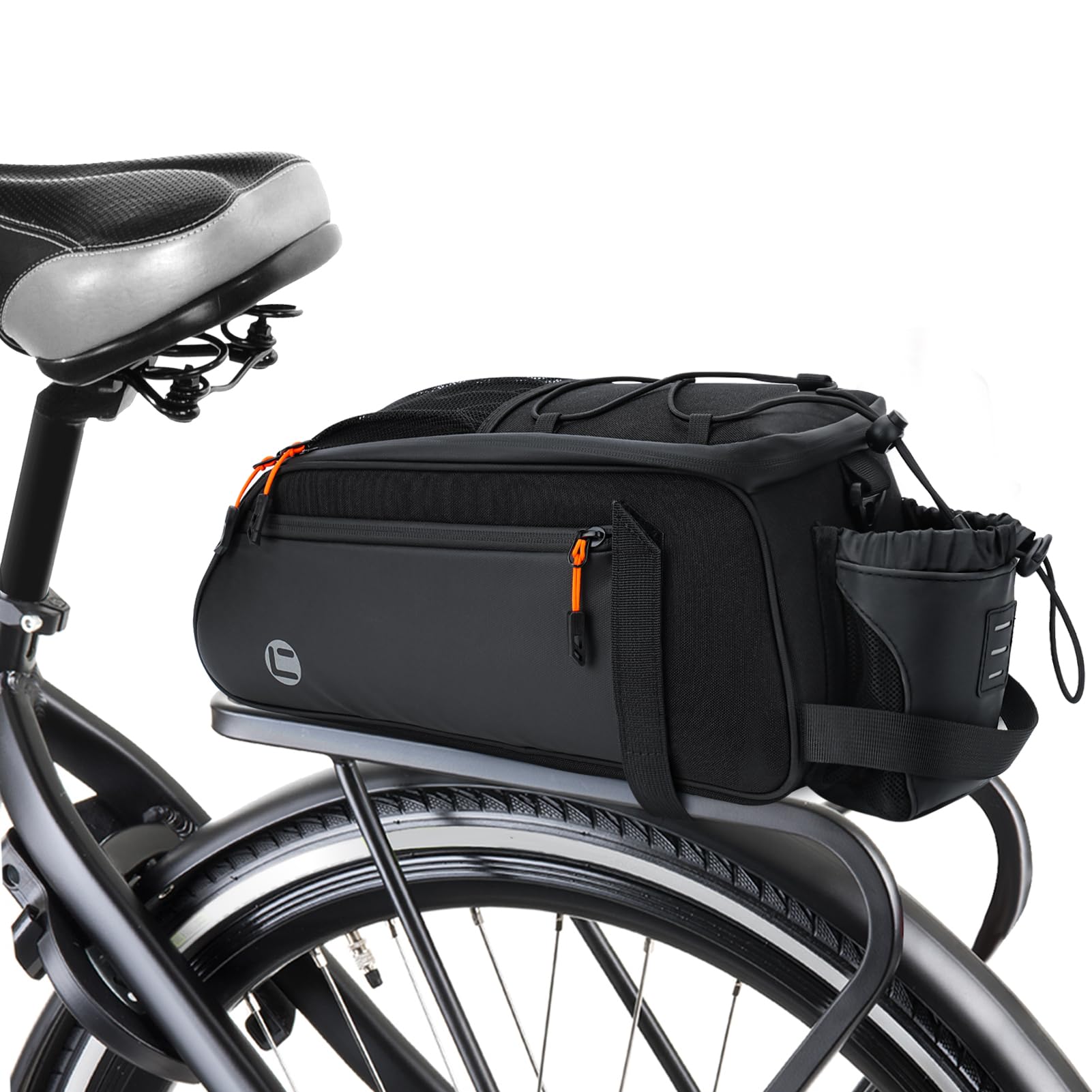 Ertisa Fahrrad Gepäckträgertasche, 8L Wasserdicht Fahrradtaschen Multifunktionale Hinter Gepäcktasche Fahrradtaschen für Gepäckträger Fahrradzubehör für MTB Mountainbike Radsport Camping von Ertisa
