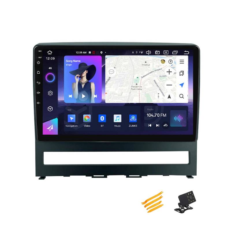 Android 13 Autoradio Bluetooth 2 DIN Kompatibel Mit Fiat Perla 9 2009 Idea 2011~2014 Autoradio Touchscreen 9 Zoll QLED-Display Mit Car Play Android Auto Navigation Radio FM RDS SWC,8 Core NF4 4G+64G von EsaSam