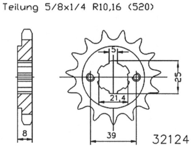 ESJOT RITZEL 520 14Z Standard von Esjot