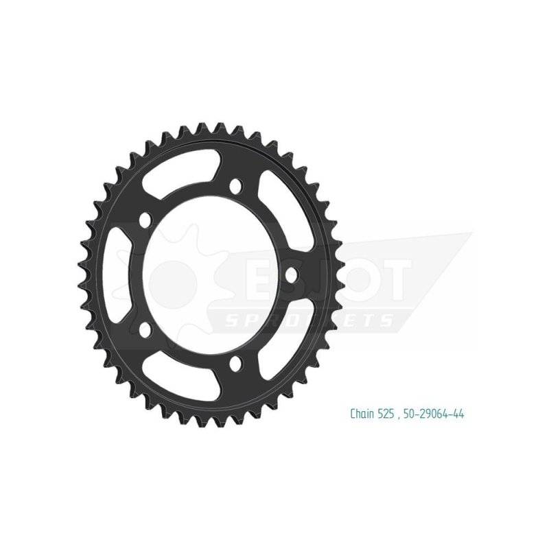 Esjot Kettenrad 525 44Z Stahl Schwarz von Esjot