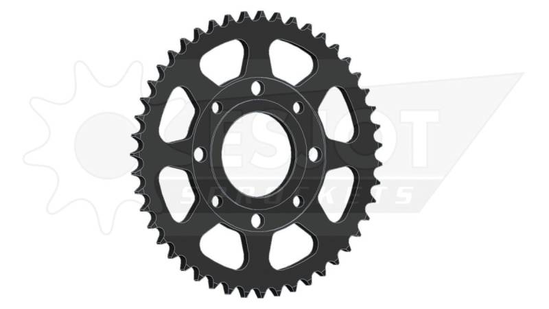 Esjot chain wheel 428 46Z steel black von Esjot