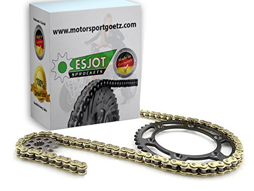 Kettensatz Ersatzteil für/kompatibel mit Dinli 901/902 / 904 / DMX 450 X-Ring gold Z15/36 von Esjot