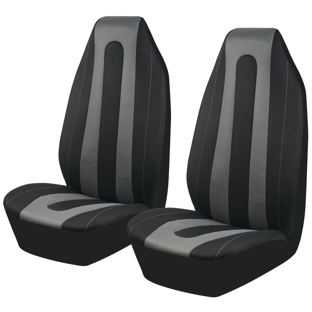EsprAL Auto Tuch sitzbezüge Sets, Für BYD e3 wasserdicht rutschfest VerschleißFest Komfortabel Protektoren Car Innere Zubehör,2PCS von EsprAL