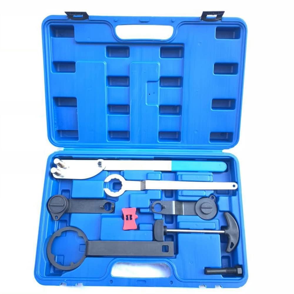 Motor Einstellwerkzeug Set, 7 Teilig Justage Timing Tool Kit Wechsel Werkzeug Motor Kompatibel für EA211 1.0 1.2 1.4 TSI TFSI von Estabeter