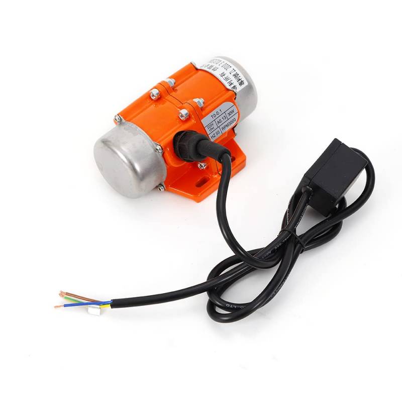 Ethedeal 30W 220V Vibration Motor Asynchrones Vibrator elektrischer Rüttler,1 Phase Asynchrones Betonvibrator Elektrischer Rüttler, für Bergbau Metallurgie Kohle Elektrizität Bauwesen usw von Ethedeal