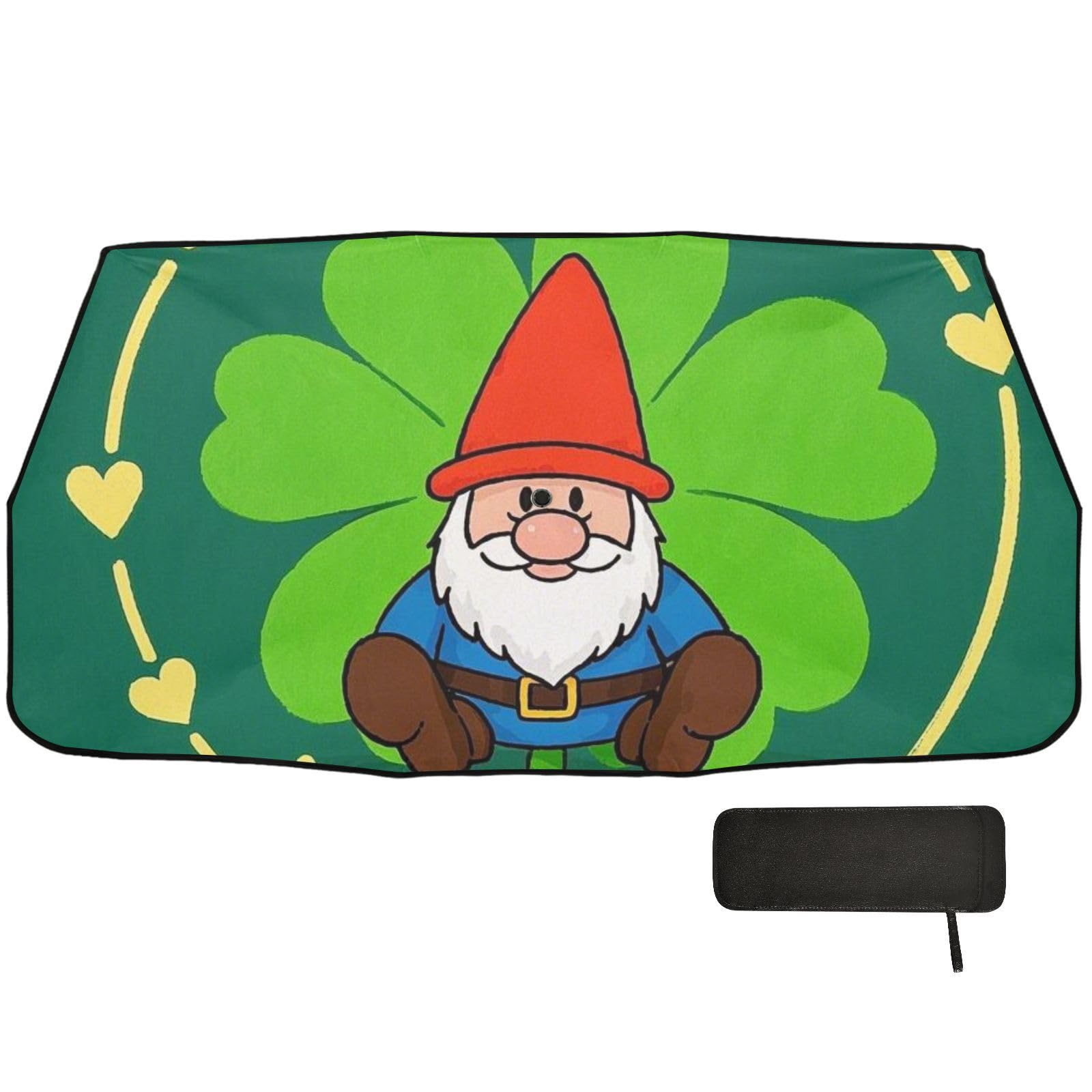 St. Patrick's Day Windschutzscheiben-Sonnenschutz für Auto, faltbar, wie im Fernsehen gesehen, Cartoon-Design von EtherSpher