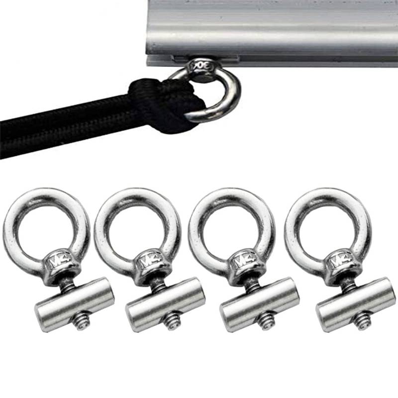 Etomvoop 4 Stück Vorzelt-Stopper für Camping, Zelt, Wohnwagen-Zubehör, 12 mm x 6 mm. von Etomvoop