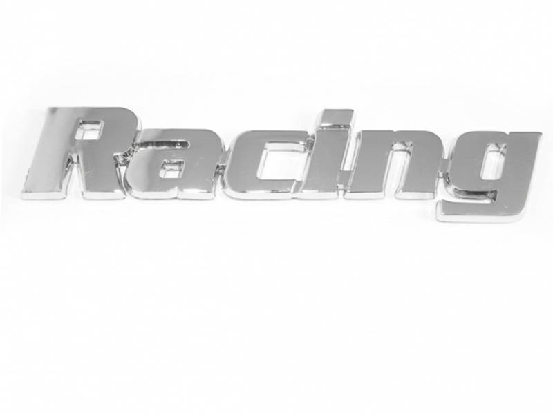 3D-Chrom Logo "Racing" von Eufab