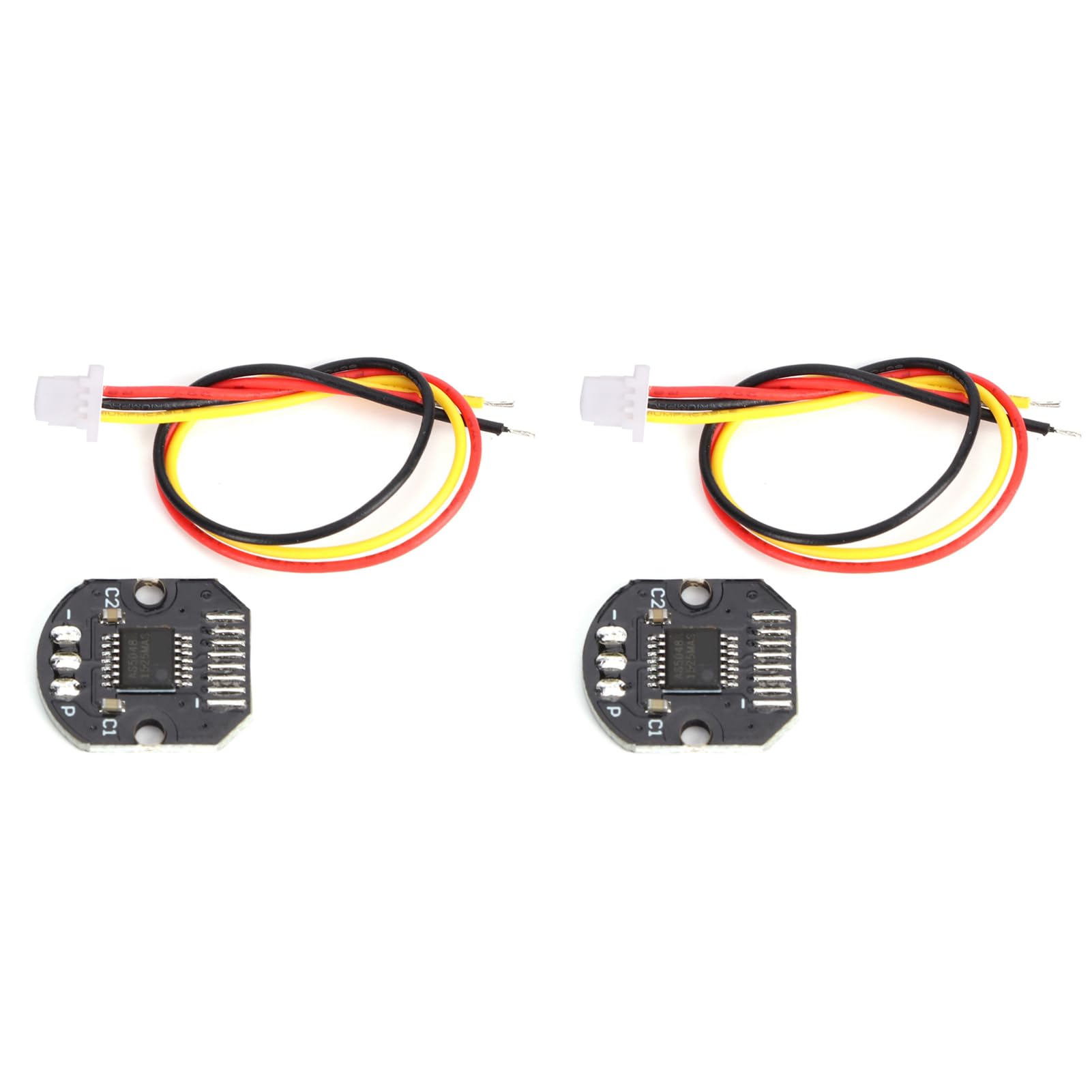 2 PCS AS5048A Magnetischer Encoder Hochpräzises Magnetisches Induktionswinkelmesssensormodul von Eujgoov