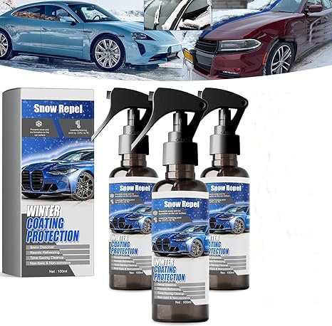 Eunmsi Car Windshield Snow Melting Coating Spray,2025 New Deicer Spray for Car Windshield,Snow Removal Spray,De Icer for Car Windshield,Salt Gone for Cars,Suitable for All Cars (3 pcs) von Eunmsi