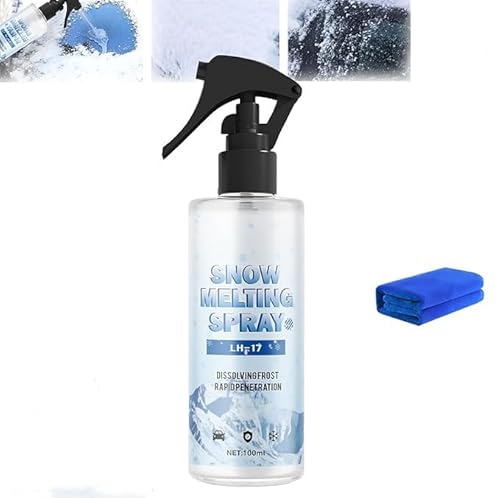 Eunmsi Car & Refrigerator De-Icing and Snow Spray, Ice-Melting Agent, Deicer for Car Windshield, Melting Spray,Protecting The Paint from Snow and Ice Scratches (1 pcs) von Eunmsi