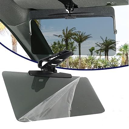 Universal Car Sun Visor with Polarized Glare Protection,Visor Extender Attachment,Anti Glare Sun Visor for Car,Polarized Sun Visor Extender for Car,Sun Glare Blocker for Driving (1 pcs) von Eunmsi