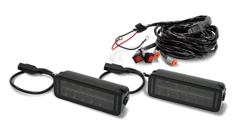 Euralight fahrzeugspezifischen Kühlergrill Kit + 2 LED Fernscheinwerfer Komplettset eintragungsfrei gemäß ECE R149 von Euralight