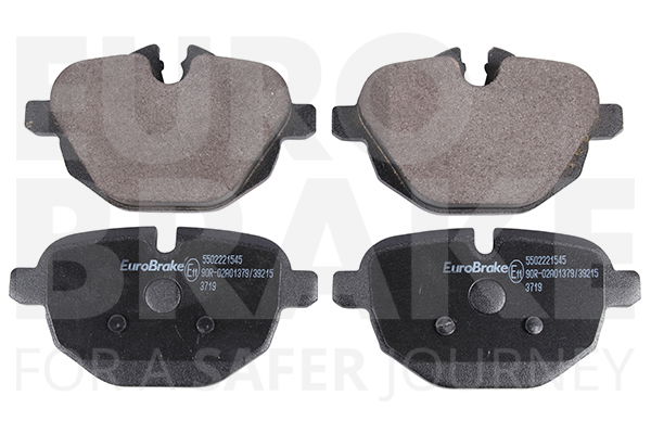 Bremsbelagsatz, Scheibenbremse Hinterachse Eurobrake 5502221545 von Eurobrake