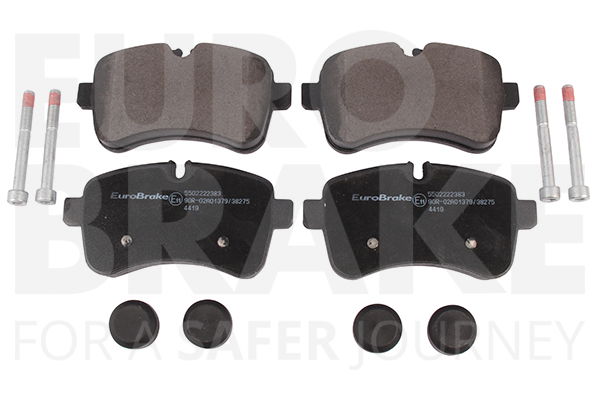 Bremsbelagsatz, Scheibenbremse Hinterachse Eurobrake 5502222383 von Eurobrake