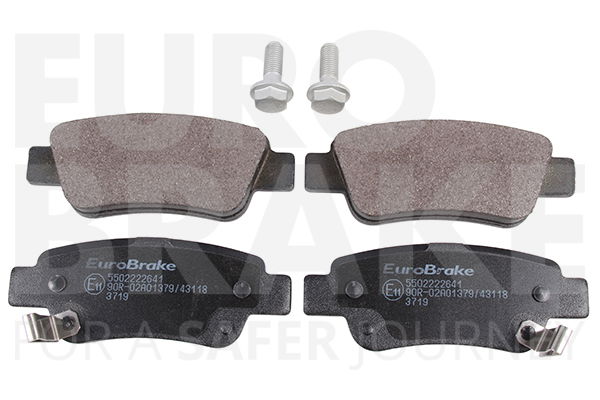 Bremsbelagsatz, Scheibenbremse Hinterachse Eurobrake 5502222641 von Eurobrake