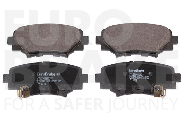 Bremsbelagsatz, Scheibenbremse Hinterachse Eurobrake 5502223262 von Eurobrake