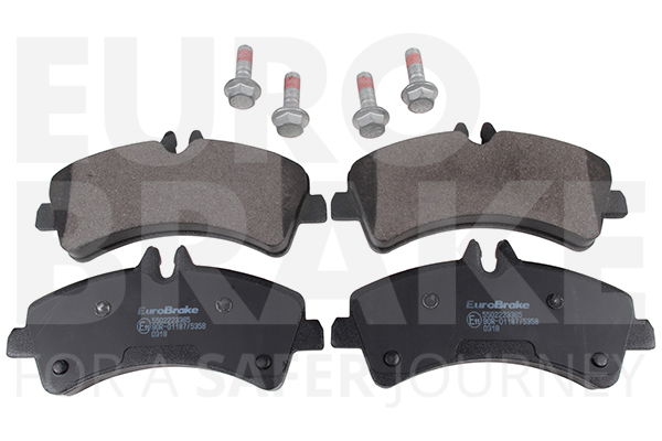 Bremsbelagsatz, Scheibenbremse Hinterachse Eurobrake 5502223365 von Eurobrake