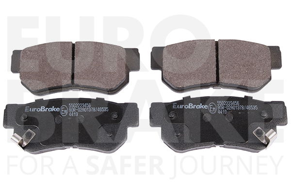 Bremsbelagsatz, Scheibenbremse Hinterachse Eurobrake 5502223456 von Eurobrake