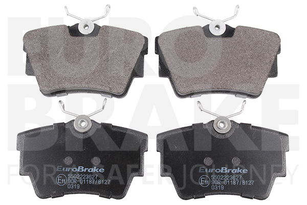 Bremsbelagsatz, Scheibenbremse Hinterachse Eurobrake 5502223627 von Eurobrake