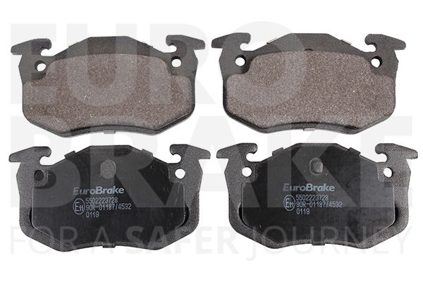 Bremsbelagsatz, Scheibenbremse Hinterachse Eurobrake 5502223728 von Eurobrake