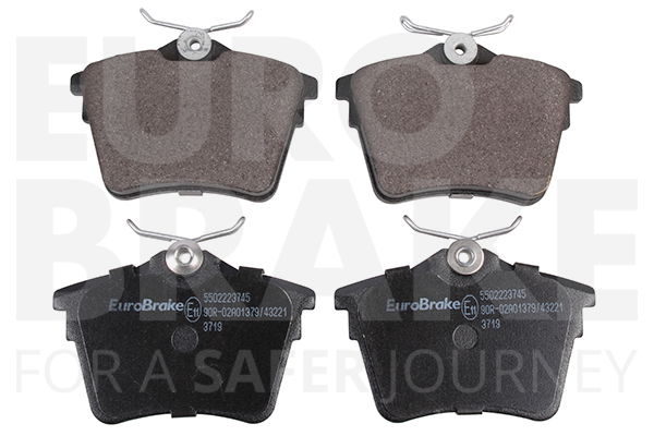 Bremsbelagsatz, Scheibenbremse Hinterachse Eurobrake 5502223745 von Eurobrake