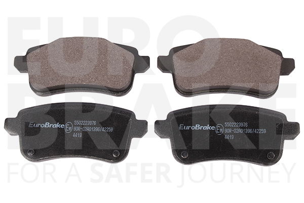 Bremsbelagsatz, Scheibenbremse Hinterachse Eurobrake 5502223976 von Eurobrake