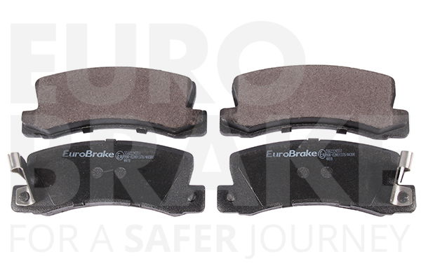 Bremsbelagsatz, Scheibenbremse Hinterachse Eurobrake 5502224551 von Eurobrake