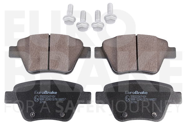 Bremsbelagsatz, Scheibenbremse Hinterachse Eurobrake 55022247101 von Eurobrake